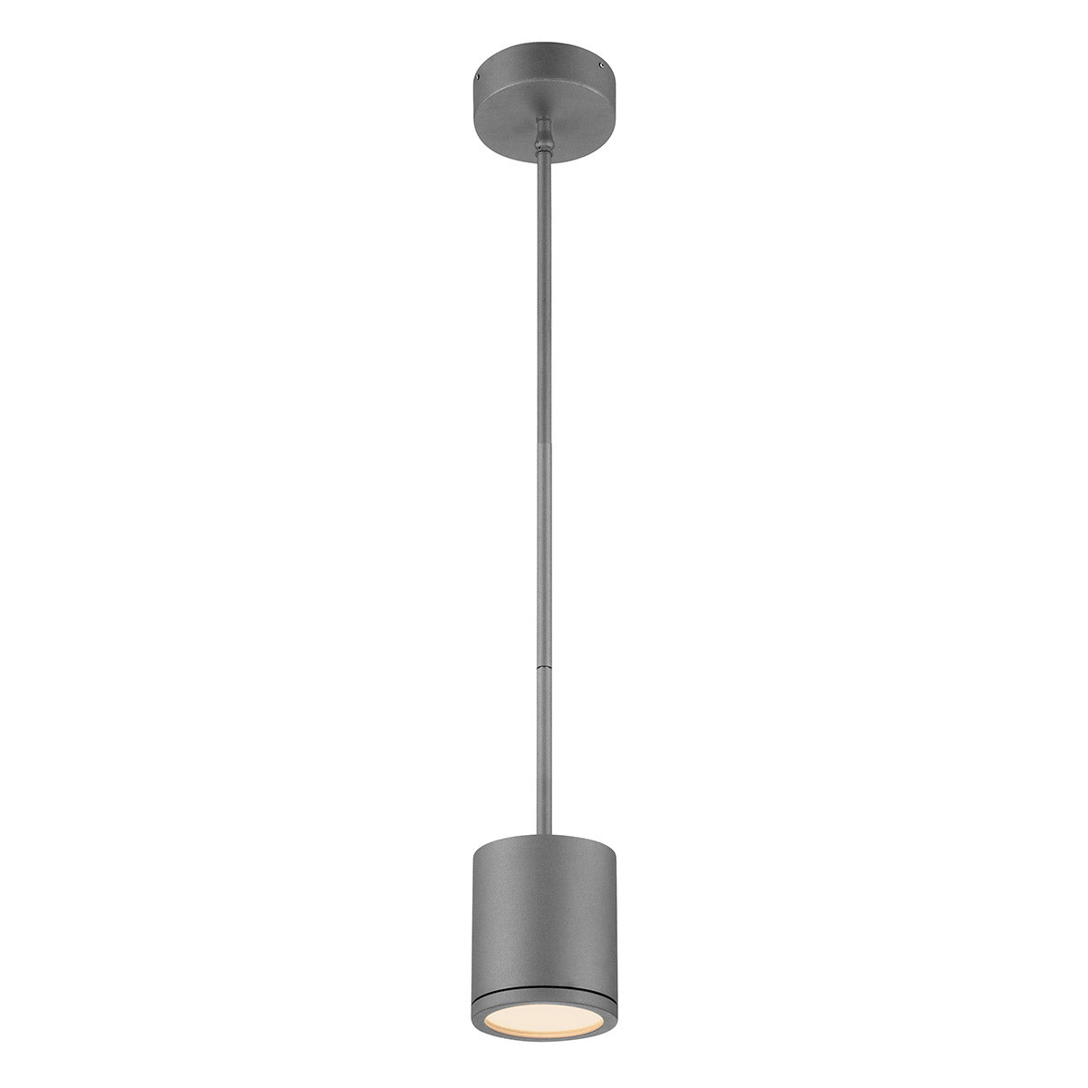 Tube Pendant Downlight 5 in. LED Pendant Light Graphite Finish