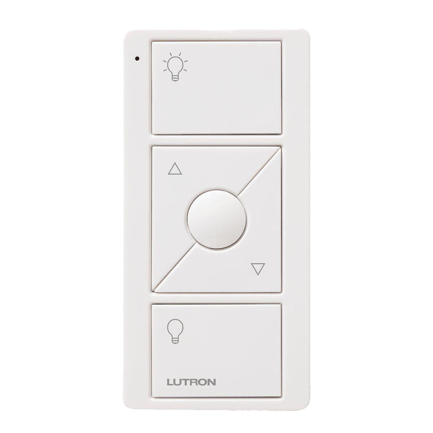 Pico Wireless Control 3-Button Smart Remote with Raise/Lower, White - Bees Lighting