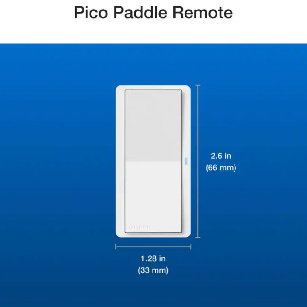 Pico Wireless Control Smart Paddle Remote, Black - Bees Lighting