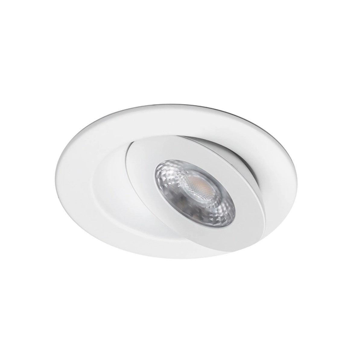 WAC Lighting R4ERAR W9CS WT 4 In. Lotos LED Adjustable Canless