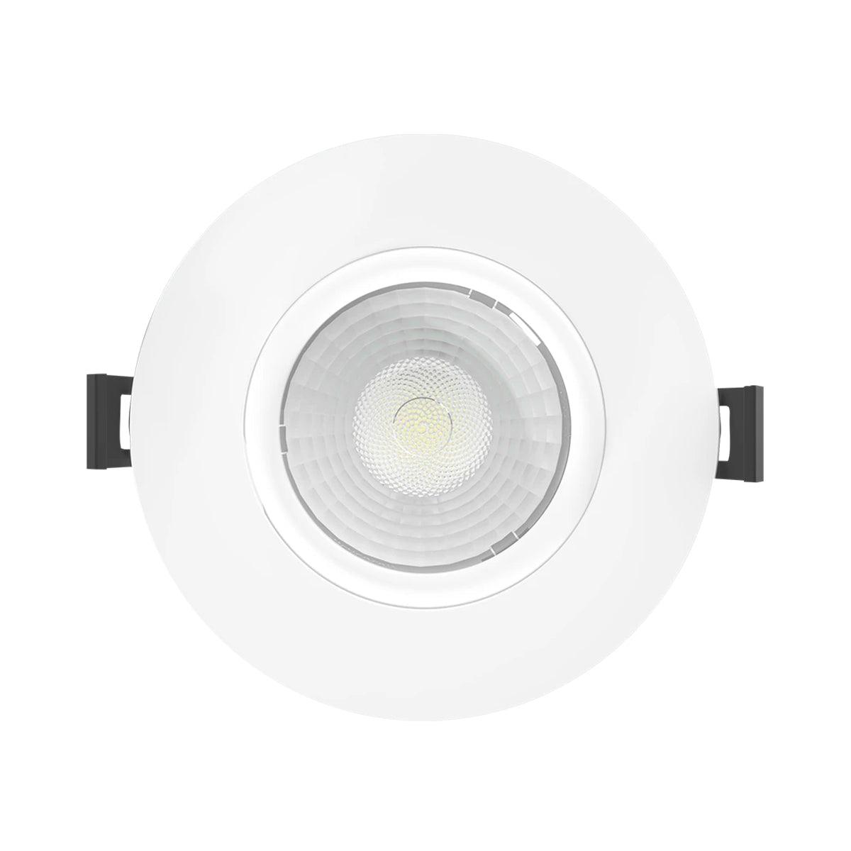 4 inch Gimbal Canless LED Recessed Light, 15 Watt, 1050 Lumens, Selectable CCT, 2700K to 5000K - Bees Lighting