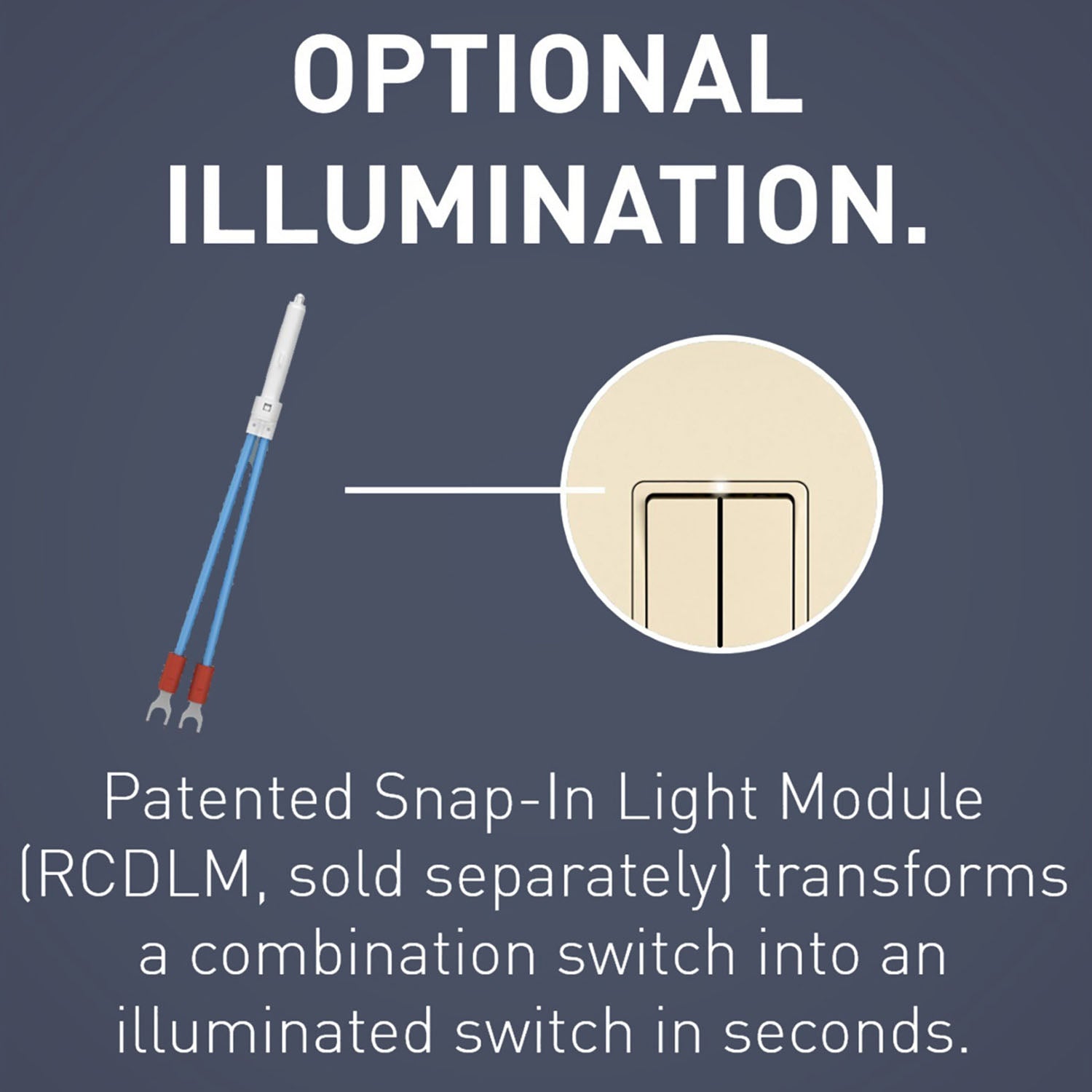 radiant Two Single-Pole Light Switches and One 3-Way Switch, Light Almond