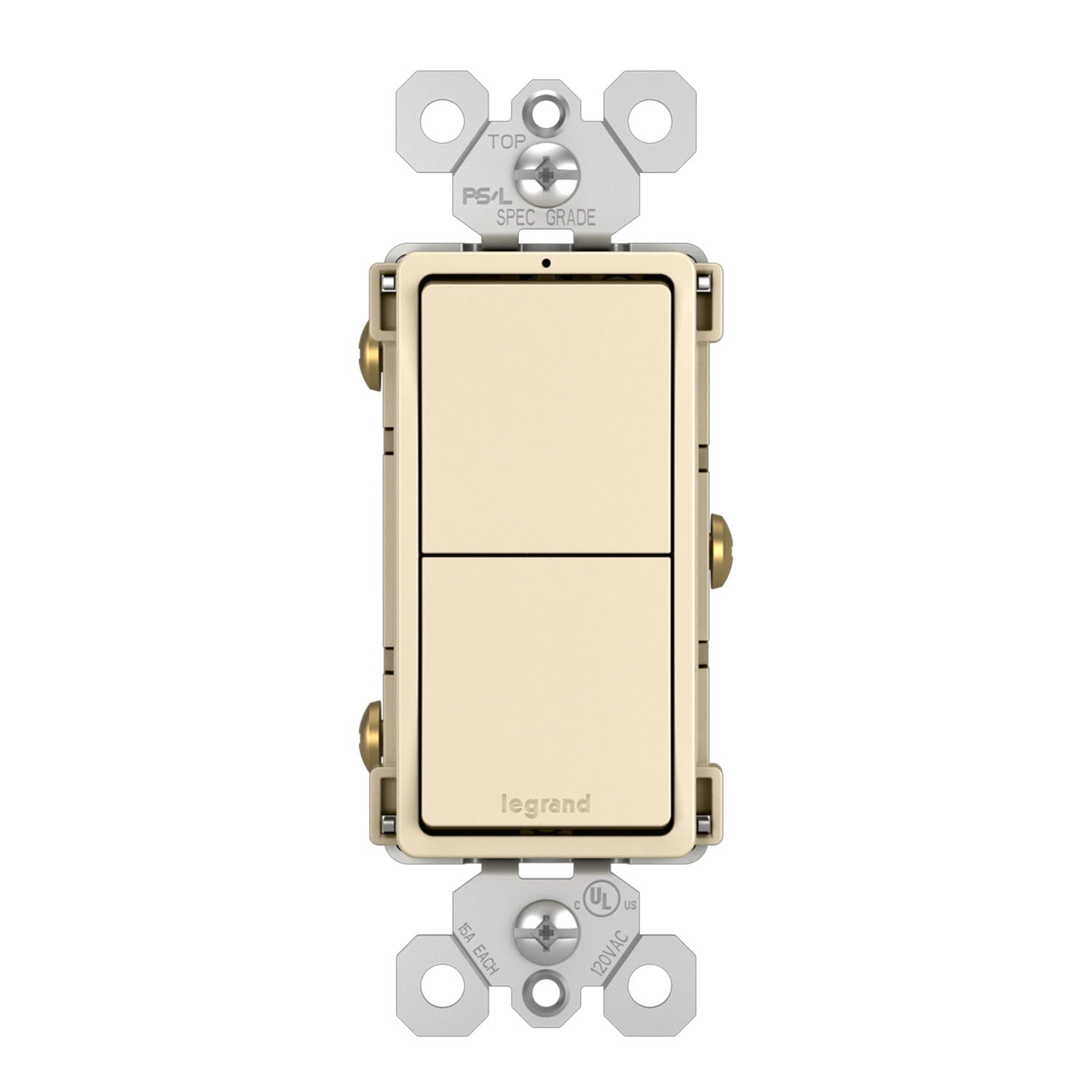 Legrand RCD11 radiant Two Single-Pole Switches