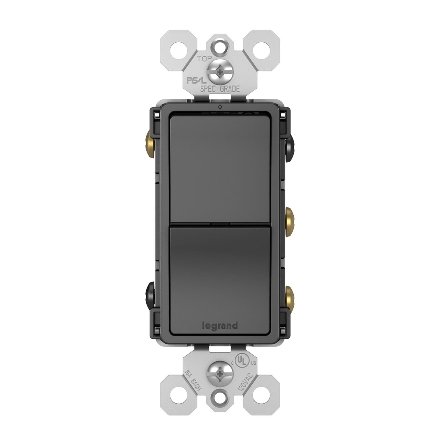 Legrand RCD33 radiant Two Single Pole/3-Way Switches