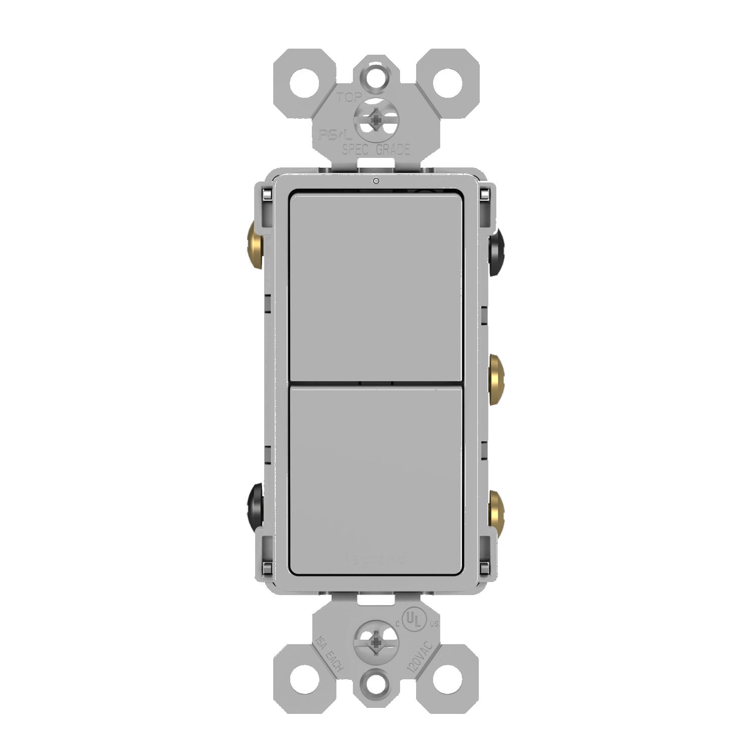 Legrand RCD33 radiant Two Single Pole/3-Way Switches