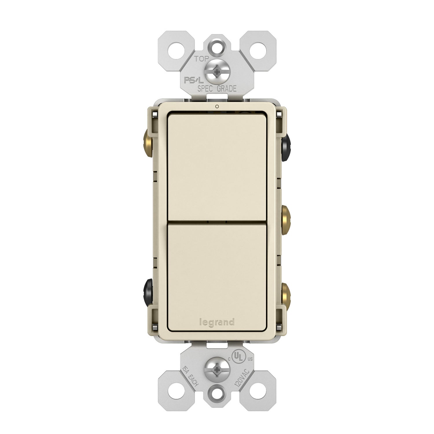 Legrand RCD33 radiant Two Single Pole/3-Way Switches