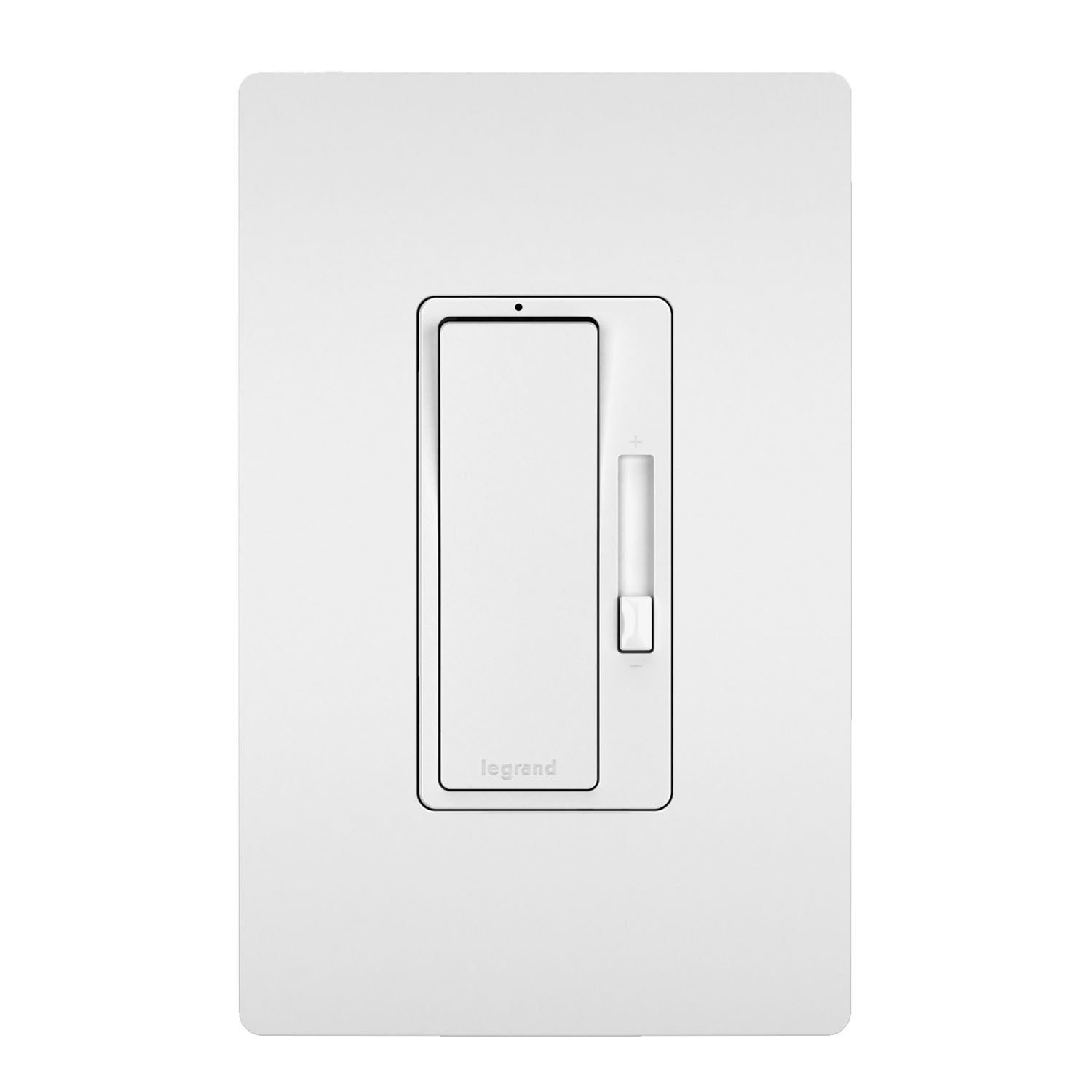 radiant 0-10V Dimmer Switch, LED|Fluorescent, 120V-277V, White