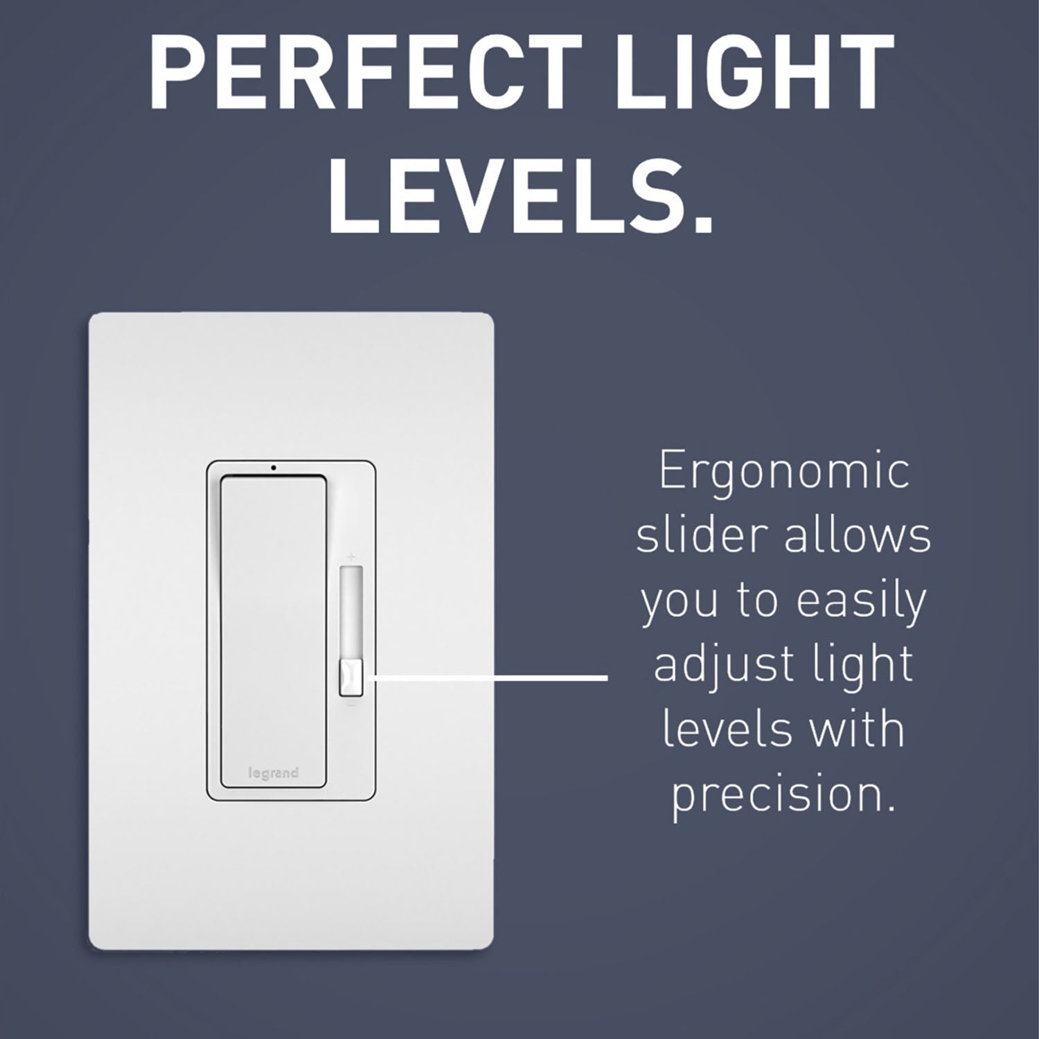 radiant Tru-Universal Dimmer Switch, Single Pole/3-Way, Light Almond