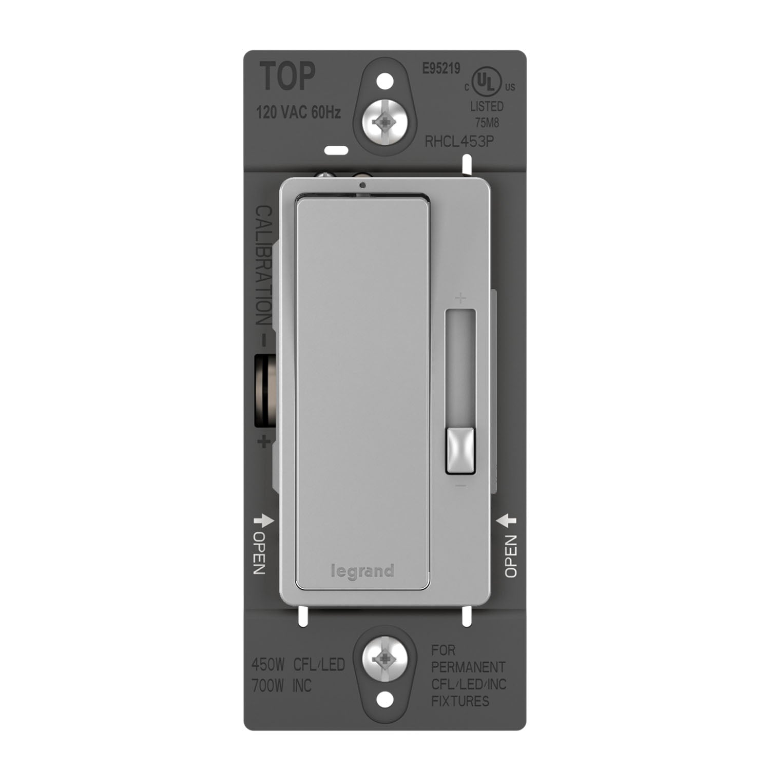 radiant Decora Slider Dimmer Switch, 450-Watt LED - Bees Lighting