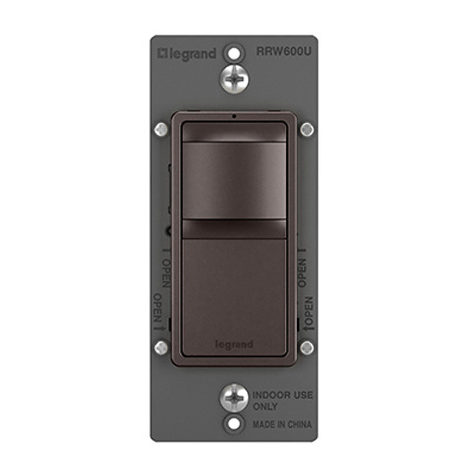 radiant Occupancy Sensor, Single Pole or 3-Way, 600W, 120V, Nickel|Dark Bronze