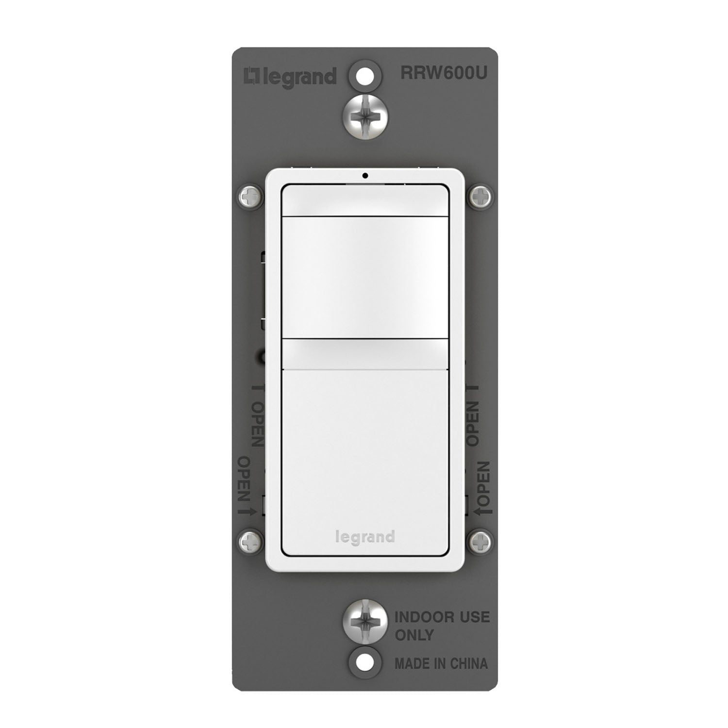 radiant Occupancy Sensor, Single Pole or 3-Way, 600W, 120V, White|Ivory|Light Almond