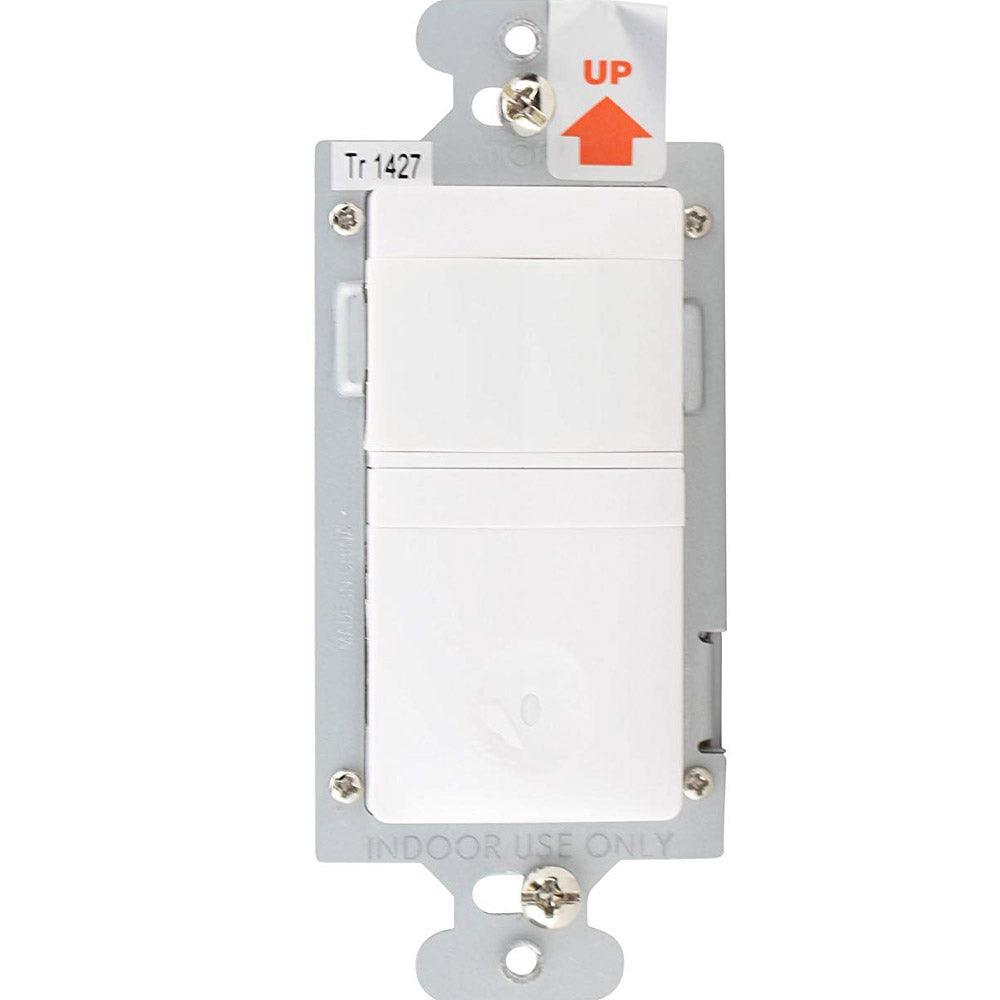 Occupancy/Vacancy Motion Sensor Single Pole In-Wall Switch White - Bees Lighting