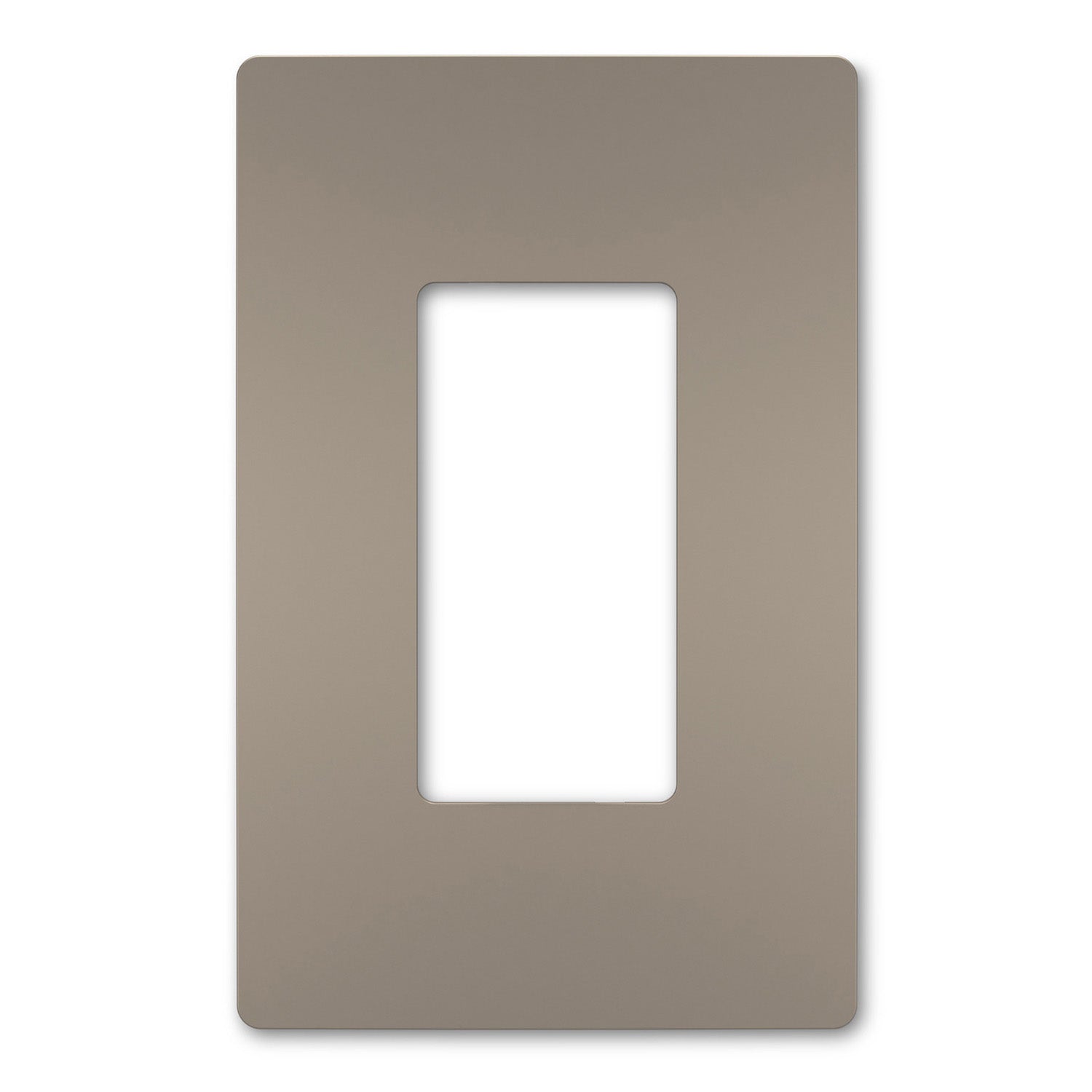 radiant 1-Gang Screwless Wall Plate, Nickel