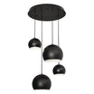 Roxy 24 in. 4 Lights Pendant Light Black Finish - Bees Lighting