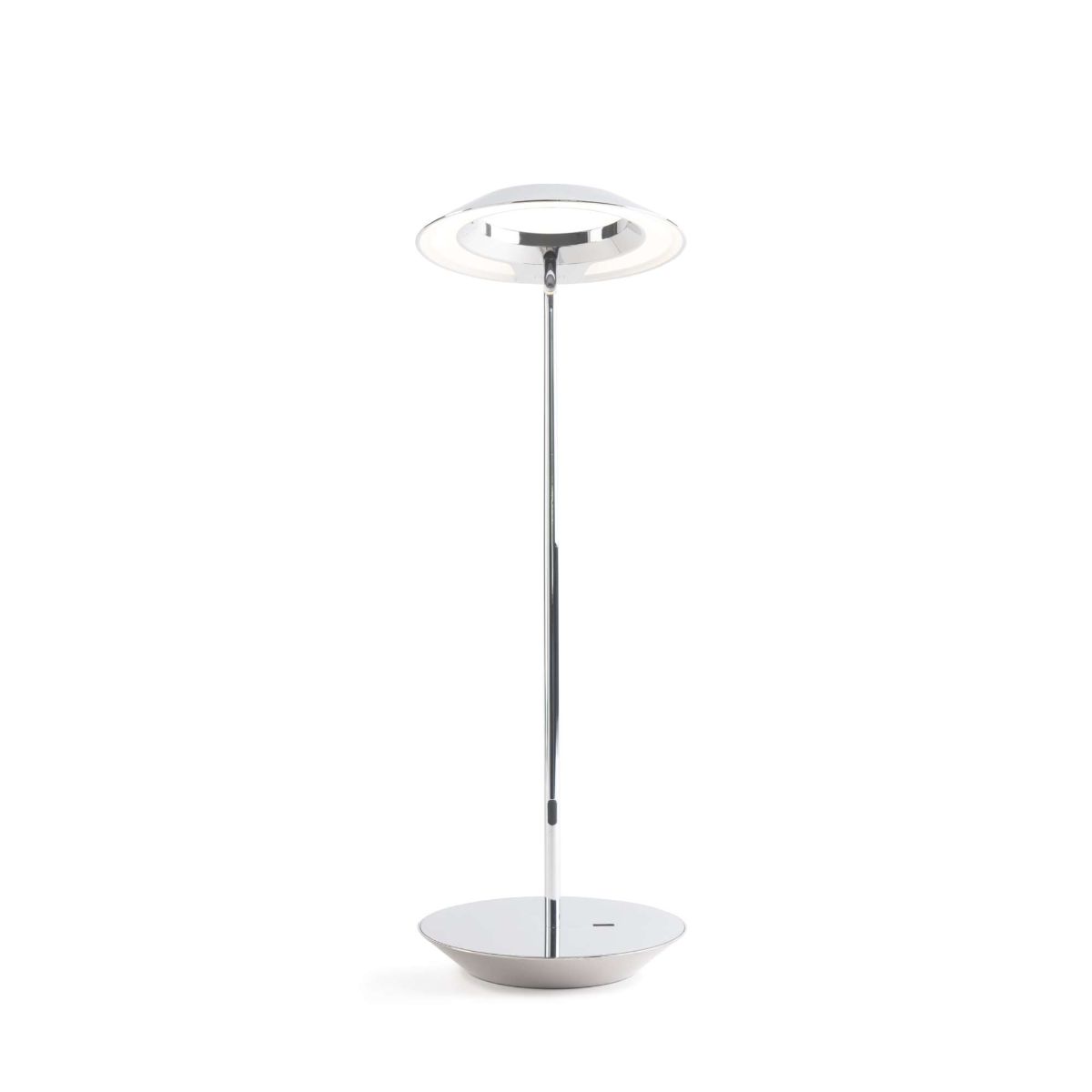 Royyo Chrome with Chrome Modern LED Desk Lamp with USB Port