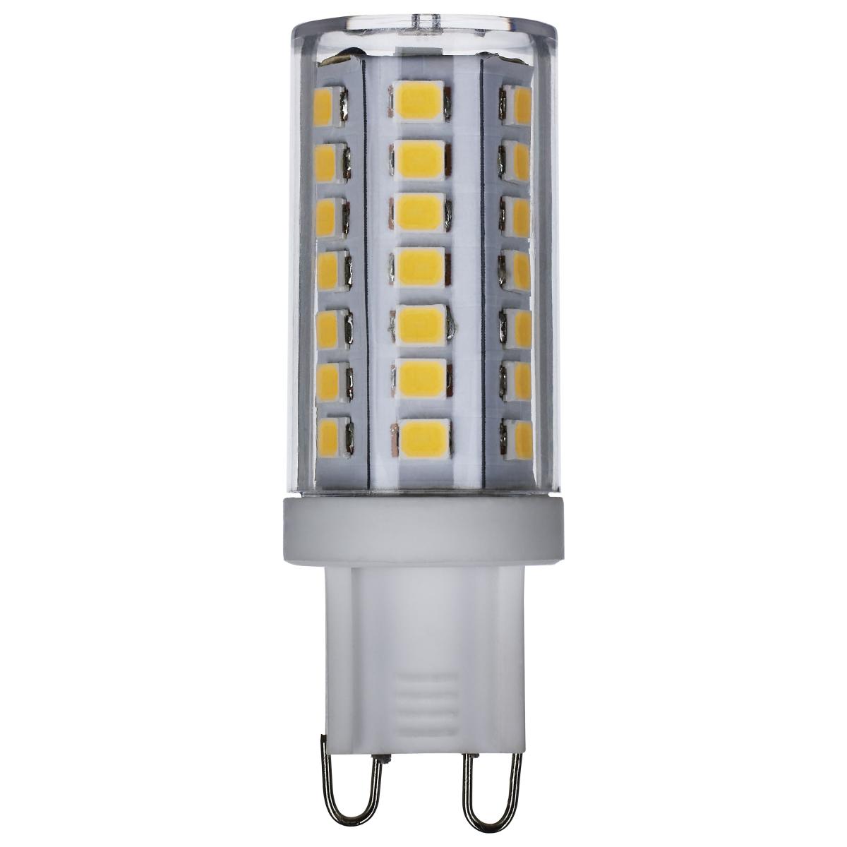 T4 Mini LED Bulb, 5 Watts, 550 Lumens, 3000K, G9 Base, Clear Finish, 120V