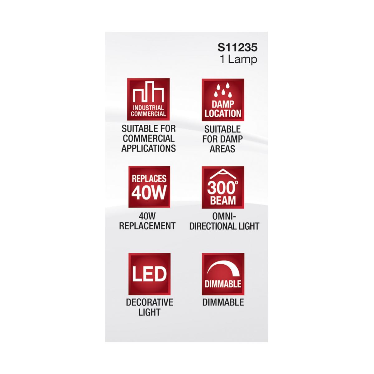 T4 Mini LED Bulb, 5 Watts, 550 Lumens, 4000K, G9 Base, Clear Finish, 120V