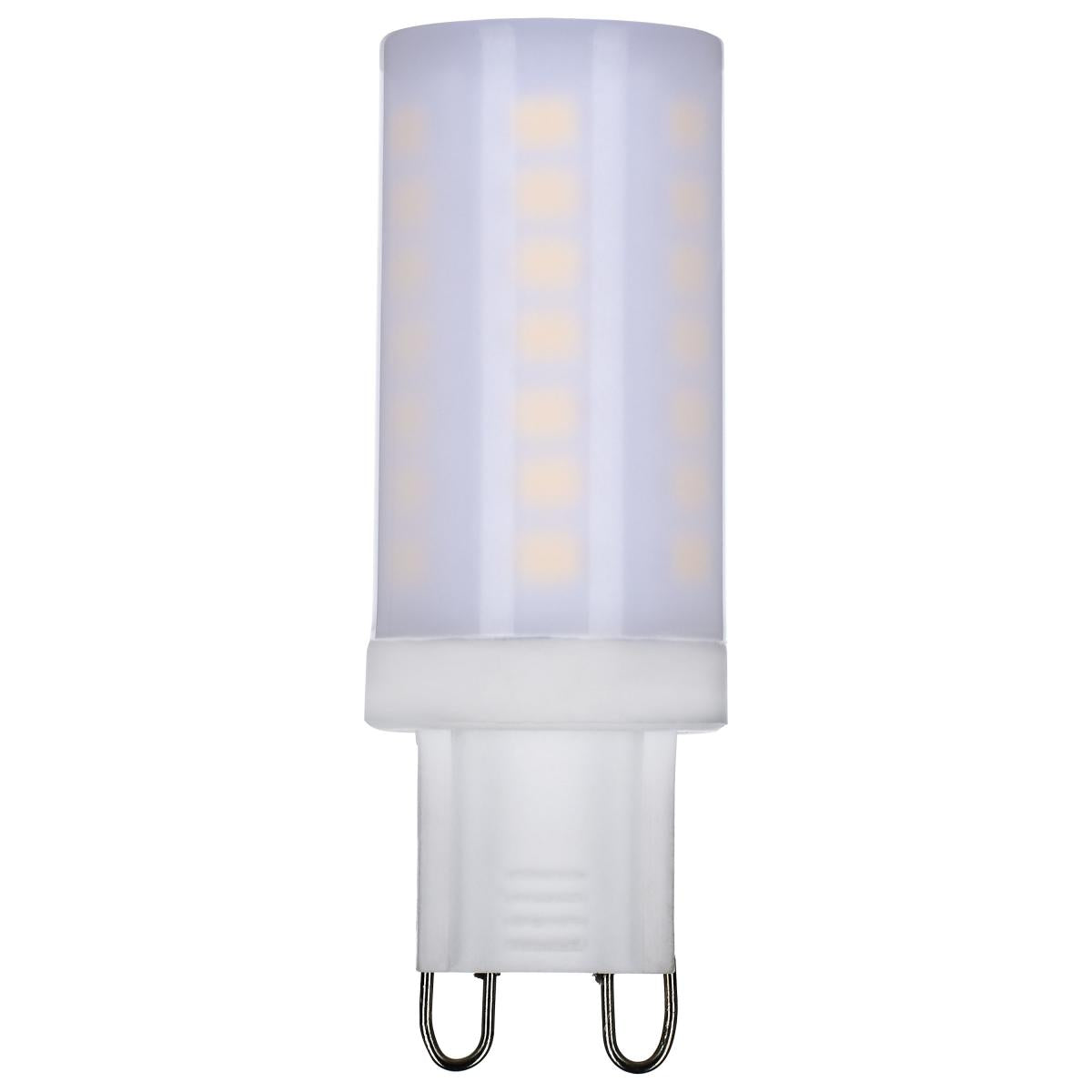 T4 Mini LED Bulb, 5 Watts, 500 Lumens, 3000K, G9 Base, Frosted Finish, 120V