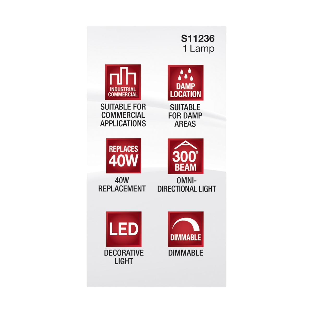 T4 Mini LED Bulb, 5 Watts, 500 Lumens, 3000K, G9 Base, Frosted Finish, 120V