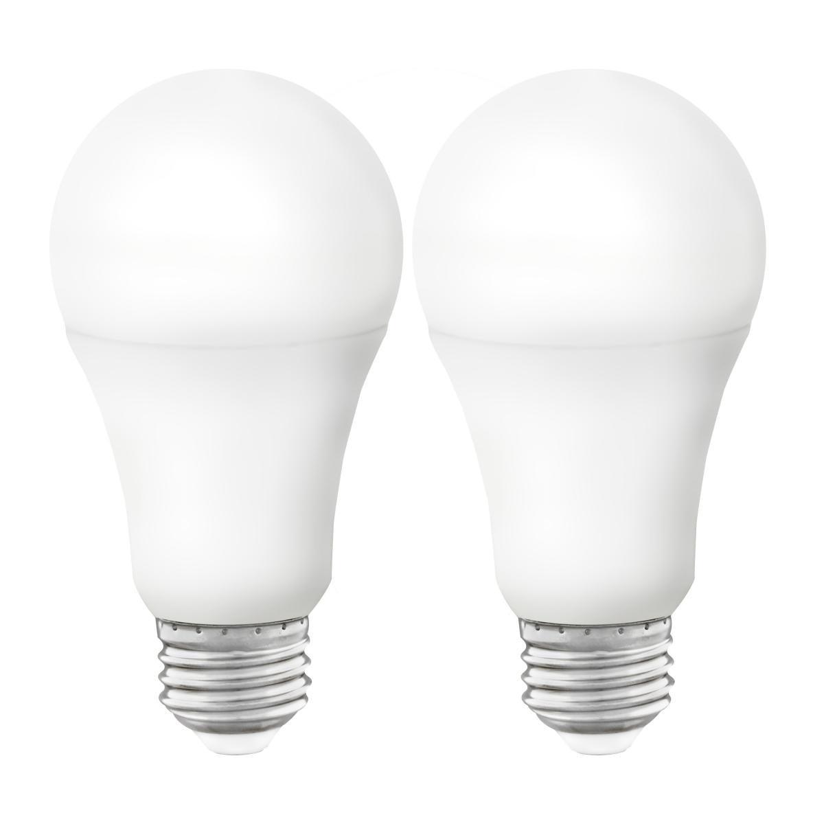 Starfish A19 Wi-Fi Smart LED Bulb, 10W, 800 Lumens, RGBW & Tunable White, 2 Per Box