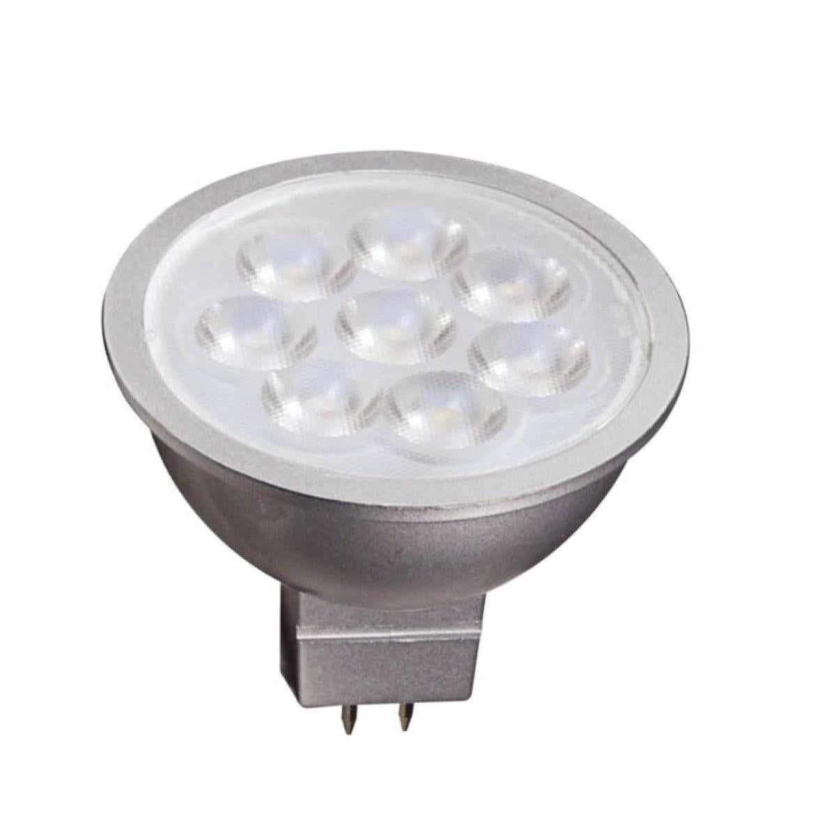 MR16 LED Bulb, 7 Watts, 450 Lumens, 3000K, 50W Equal, GU5.3 Base, 25° Spot, 12V