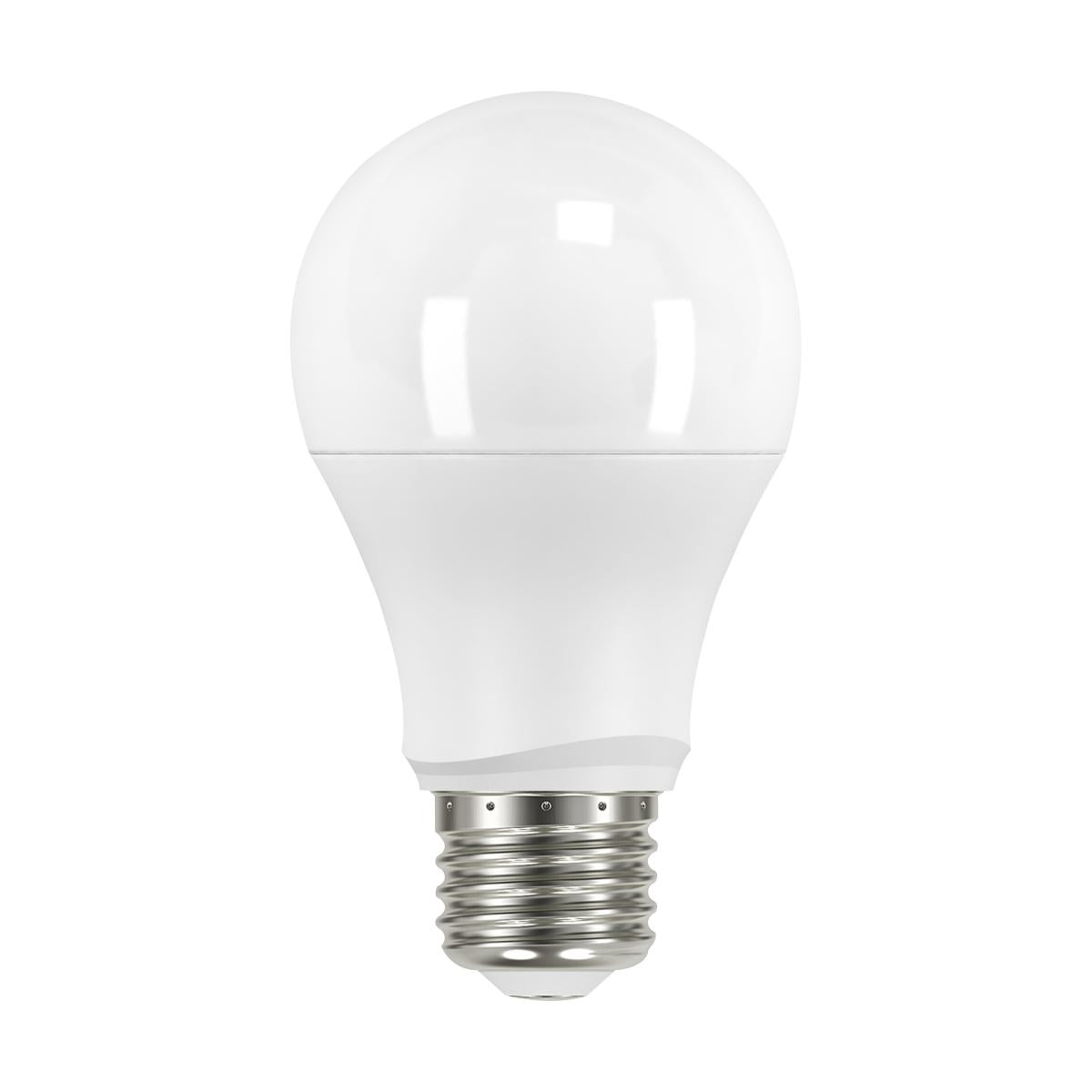 Dusk to Dawn A19 LED Bulb, 9W, 800lm, 5000K, E26 Medium Base, Frosted Finish, With Photocell