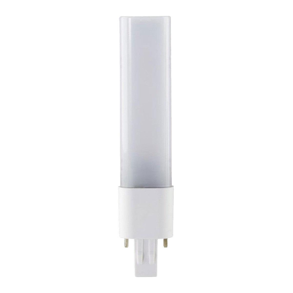 2 pin PL LED Bulb, 5W, 500lm, 3000K, Horizontal, 13W CFL Equal, GX23 Base, Direct Or Bypass - Bees Lighting