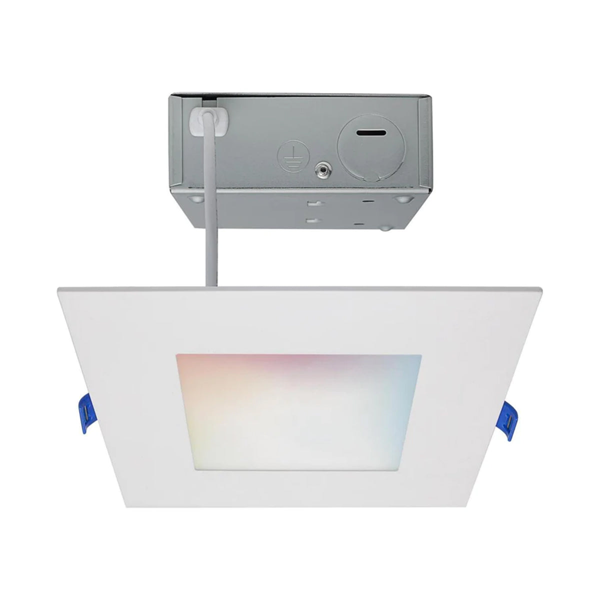 Starfish 6" Square Smart LED Recessed Light, 750lm, Color and Tunable White, Flat Trim