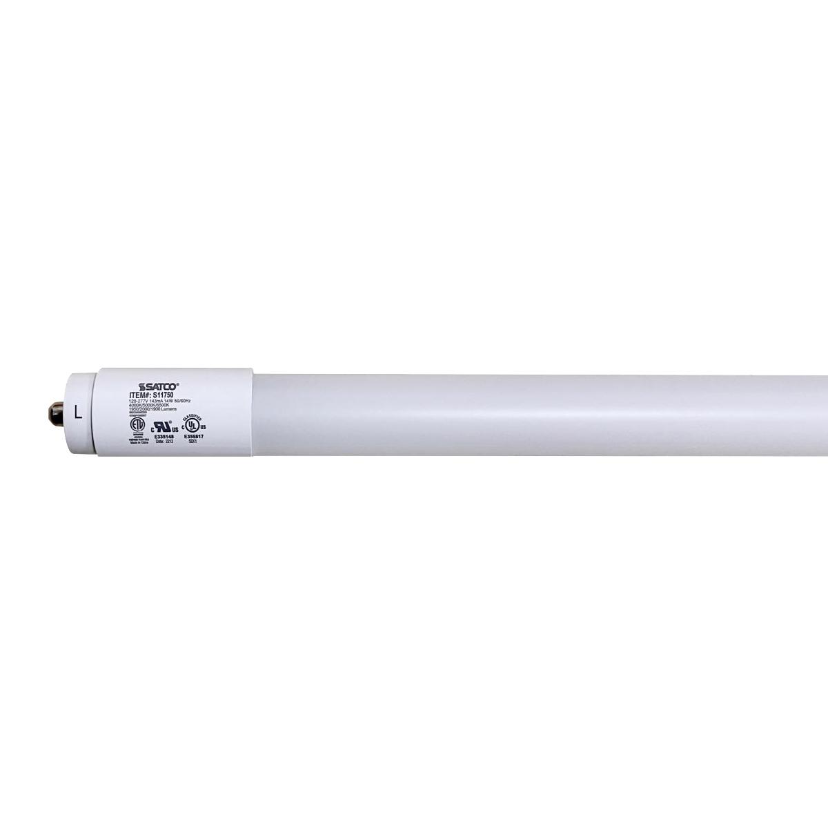 4ft T8 LED Bulb, 14W, 2000lm, 40K|50K|65K, Fa8 Base, Ballast Bypass, Single|Dual End