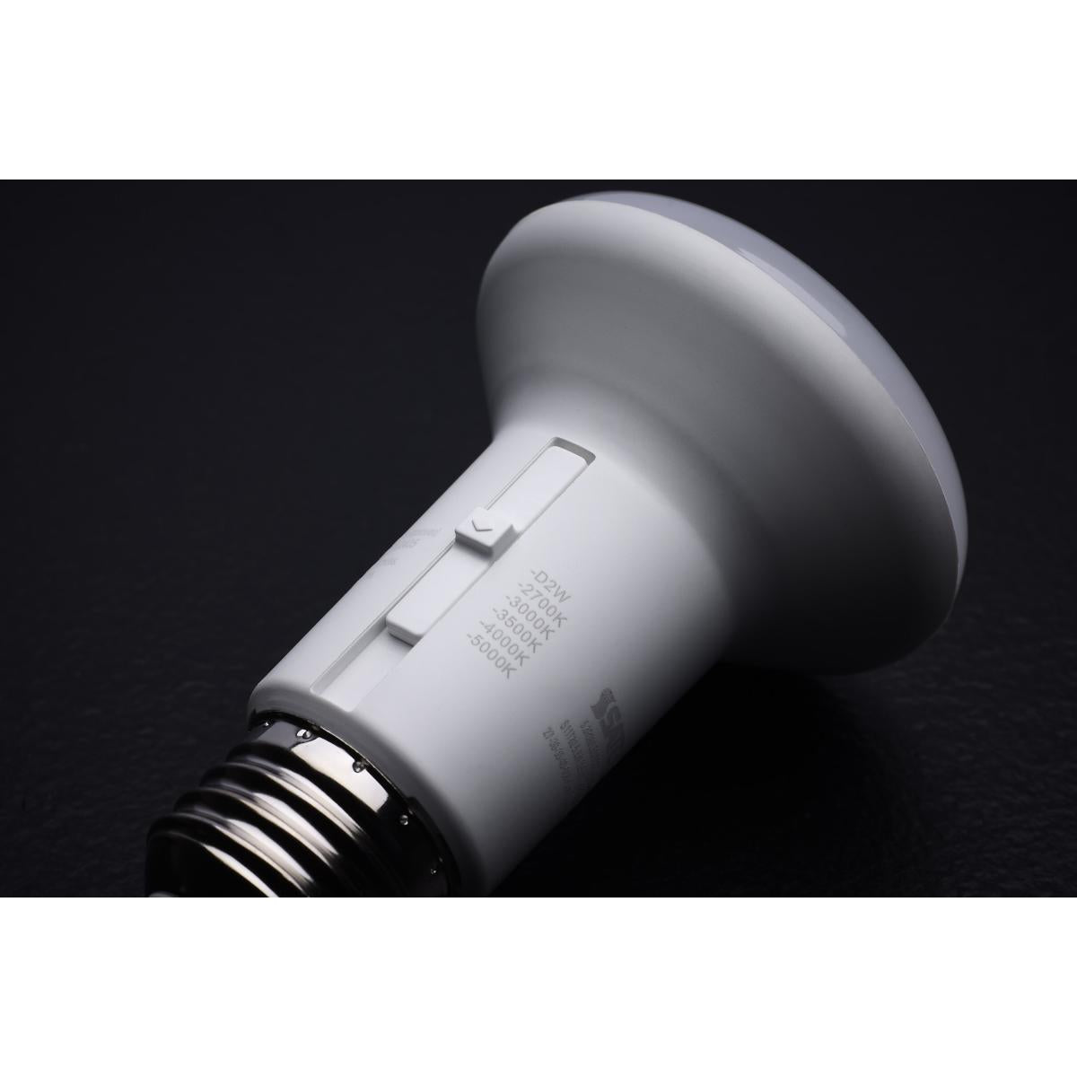 R20/BR20 LED Bulb, 6 Watts, 525 Lumens, Dim to Warm & CCT Selectable, E26 Medium Base, 120° Flood