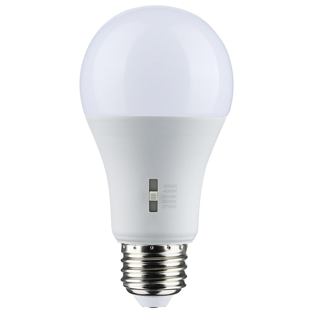 Dimmable A19 LED Bulb, 5 Watts, 450 Lumens, 2700K to 5000K, 40W Equal, E26 Medium Base