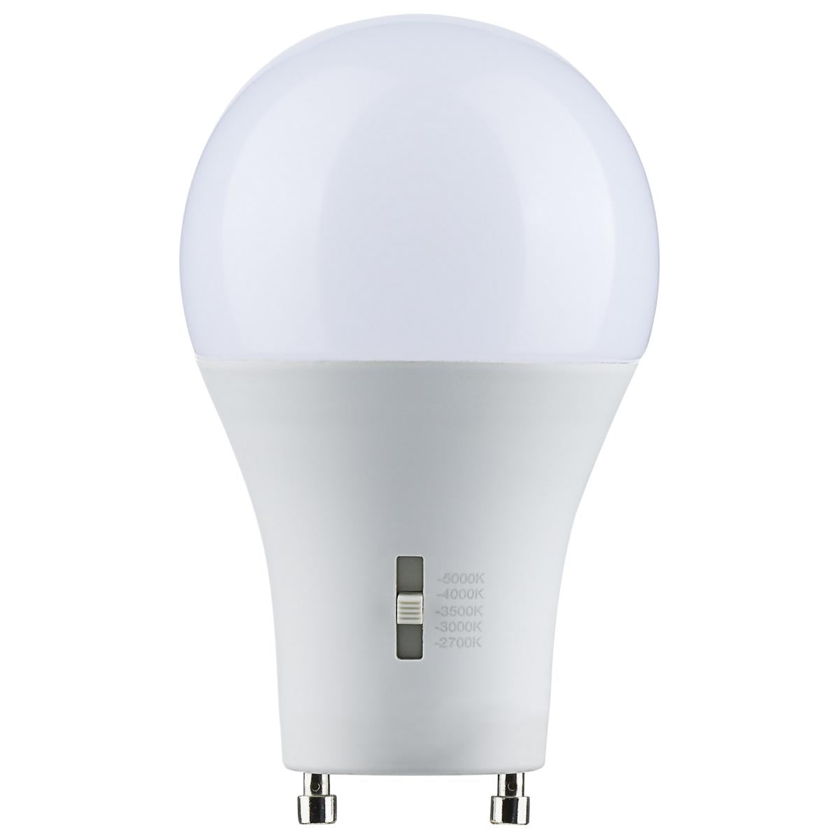 Dimmable A19 LED Bulb, 12 Watts, 1100 Lumens, 2700K to 5000K, 75W Equal, GU24 Base