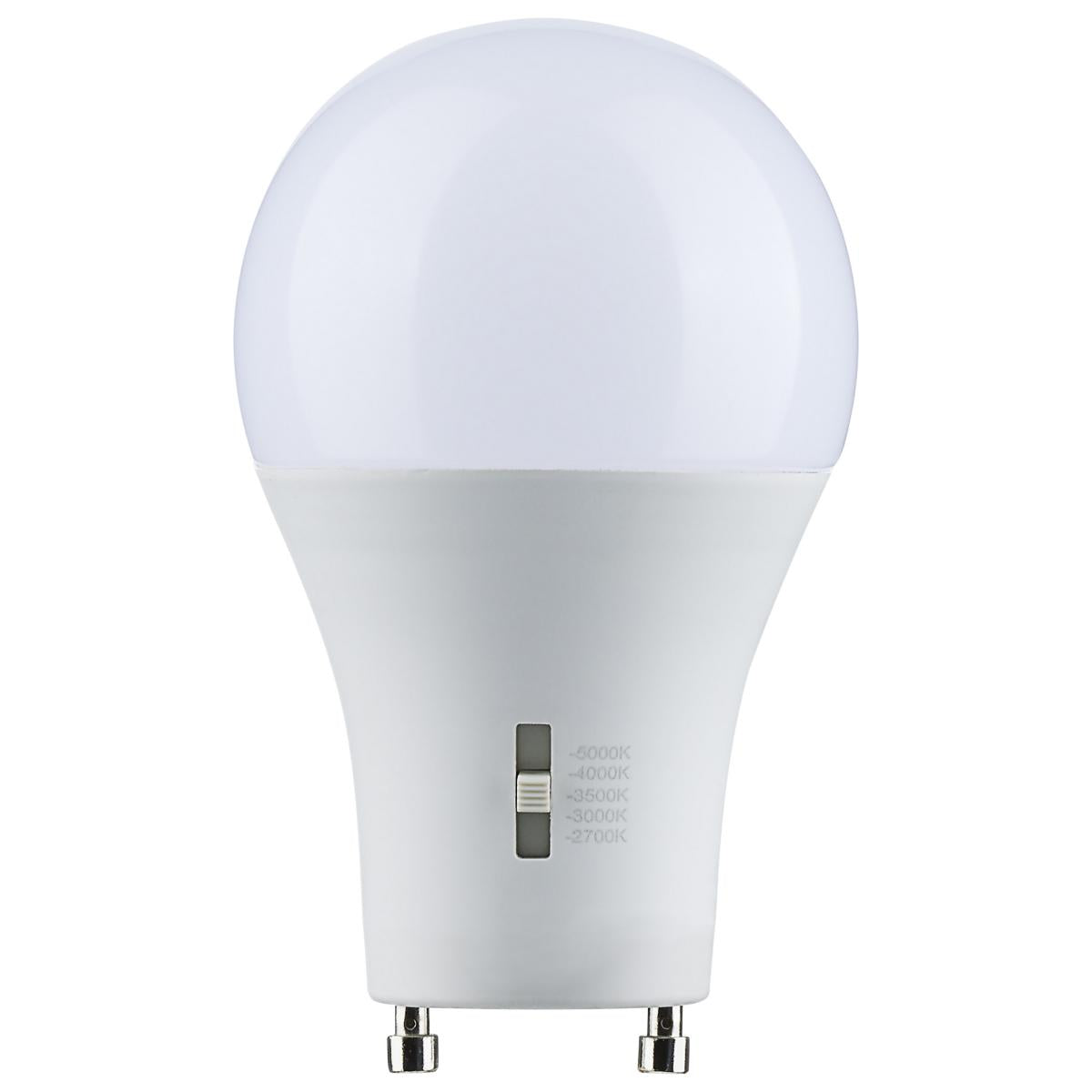 Dimmable A19 LED Bulb, 14 Watts, 1600 Lumens, 2700K to 5000K, 100W Equal, GU24 Base