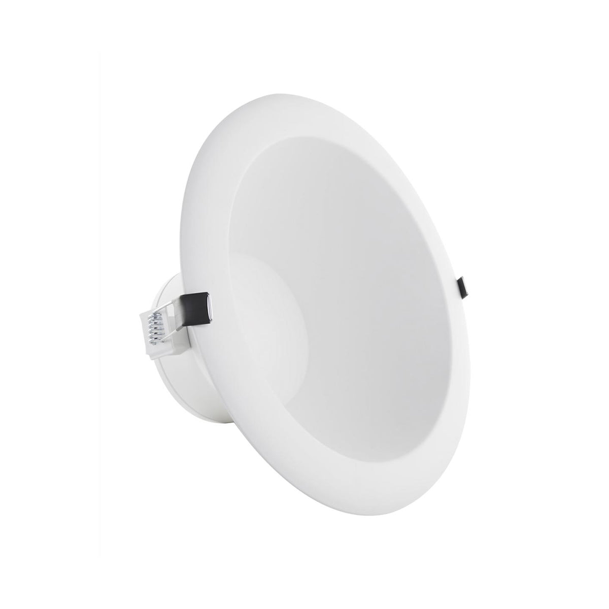 4 Inch Commercial LED Downlight, 600|800|1020 Lumens, Selectable 2700K to 5000K, White, 120-277V