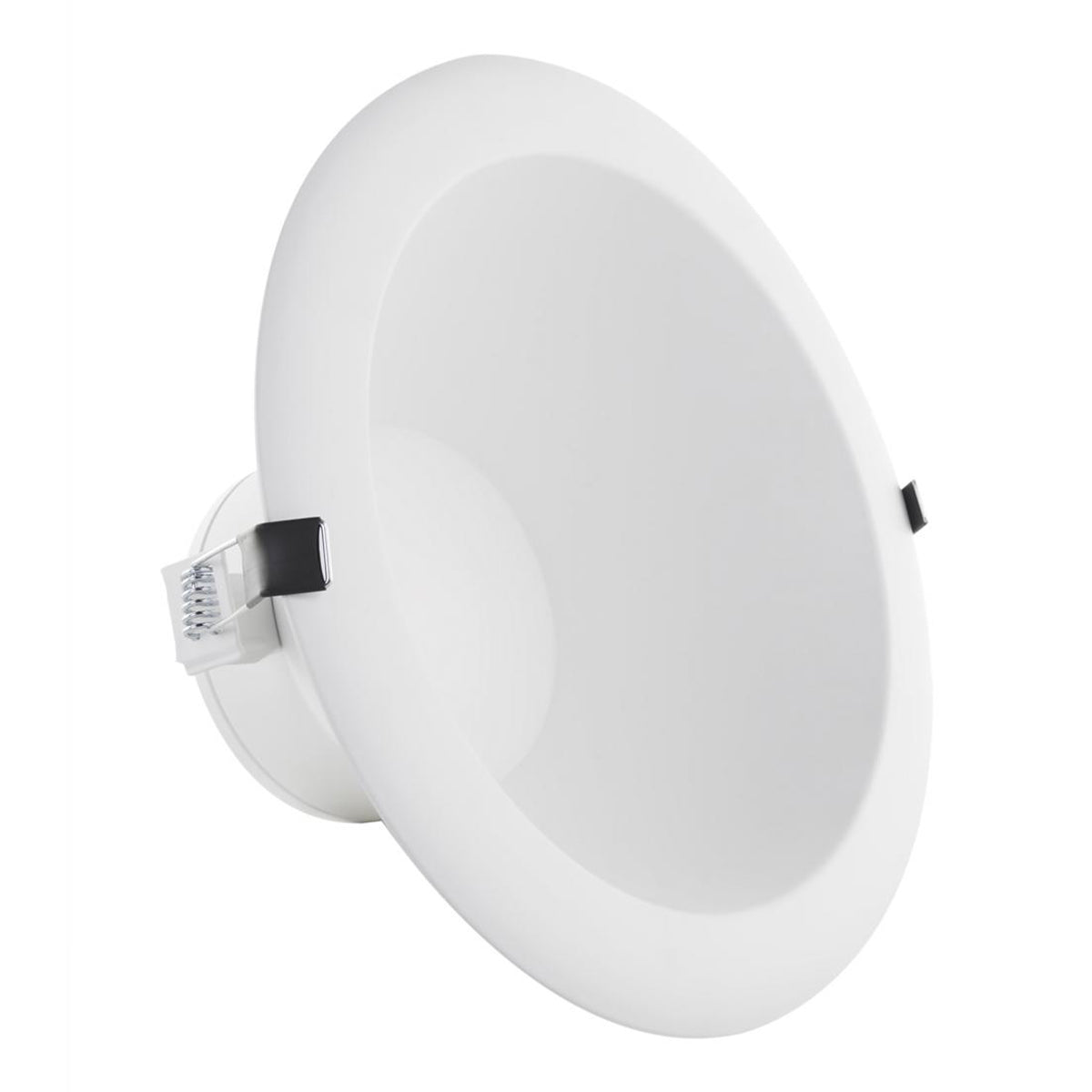 10 Inch Commercial LED Downlight, 2500|3000|3500 Lumens, Selectable 2700K to 5000K, White, 120-277V