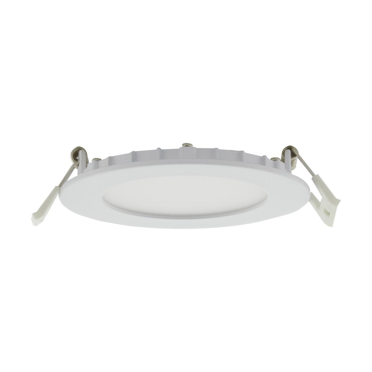 Edge-Lit 4 Inch Round Canless LED Recessed Light, 10 Wats, 650 Lm, 27K|30K|35K|40K|50K