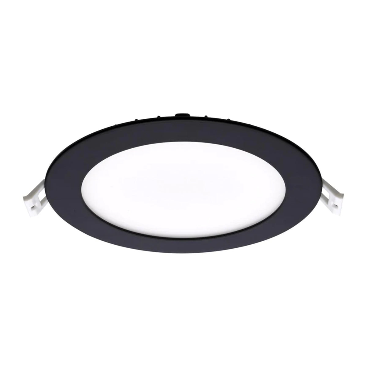 Slim Fit 6 Inch Round Canless LED Recessed Light, 900 Lm, 27K|30K|35K|40K|50K, Black Finish