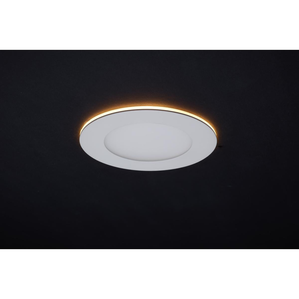 4" Round LED Recessed Downlight with Integrated Night Light, 9 Watts, 760 Lumens, Selectable CCT