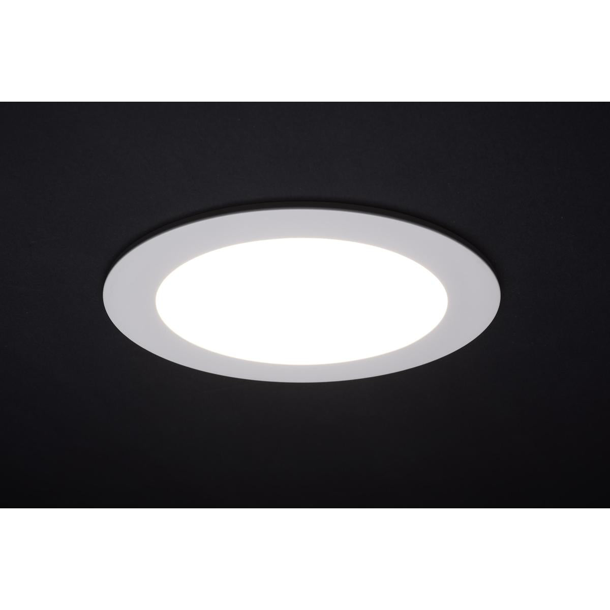 6" Round LED Recessed Downlight with Integrated Night Light, 12 Watts, 1000 Lumens, Selectable CCT