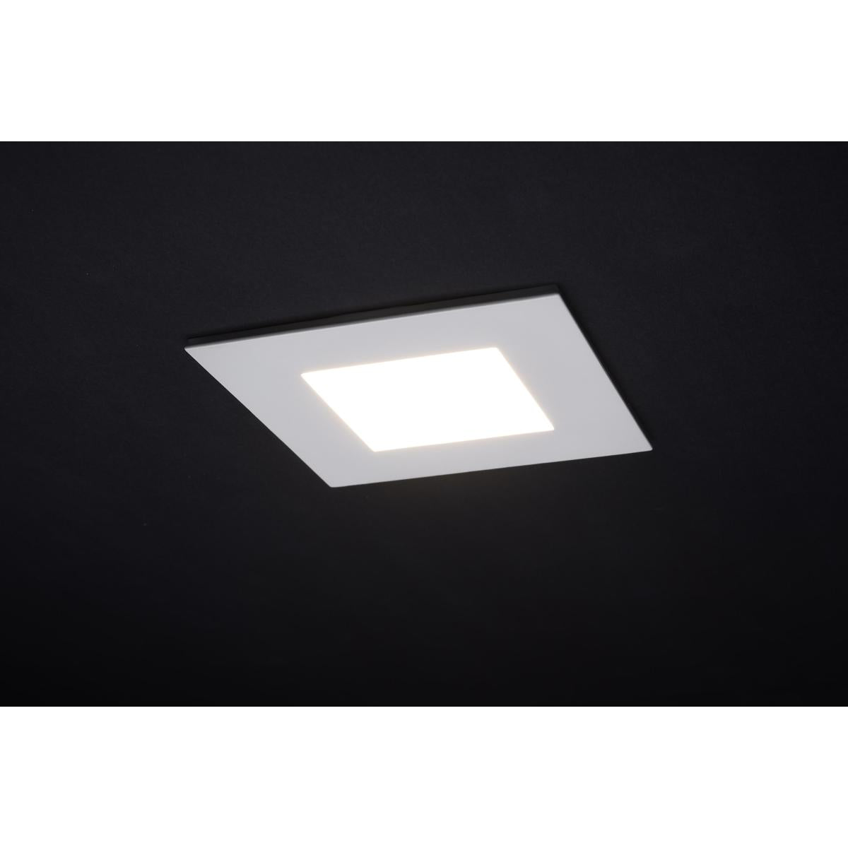 4" Square LED Recessed Downlight with Integrated Night Light, 9 Watts, 760 Lumens, Selectable CCT