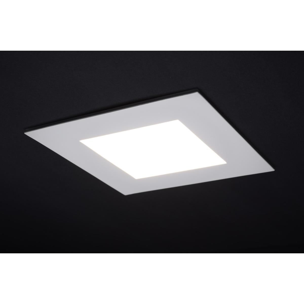 6" Square LED Recessed Downlight with Integrated Night Light, 12 Watts, 1000 Lumens, Selectable CCT