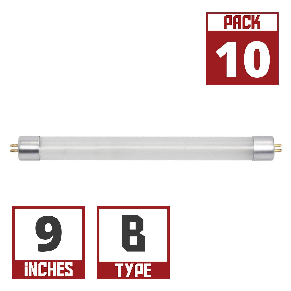 Satco|Nuvo 9 Inch Mini T5 LED Tube, Ballast Bypass, Double End