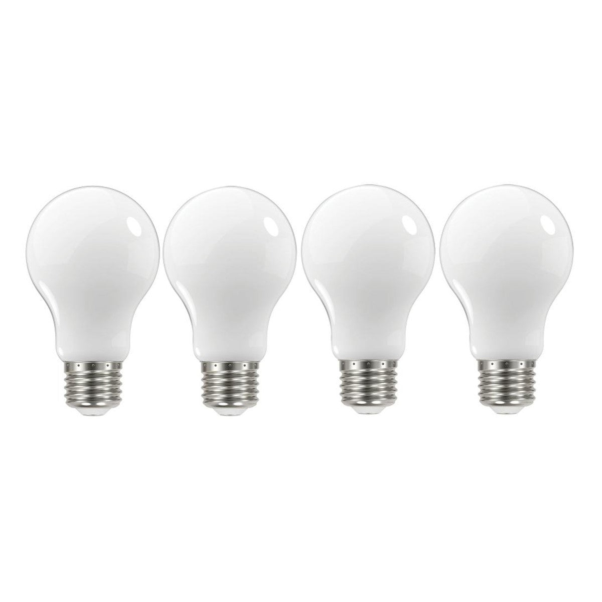 Satco|Nuvo A19 LED Bulb, E26 Medium, Frosted, Pack Of 4