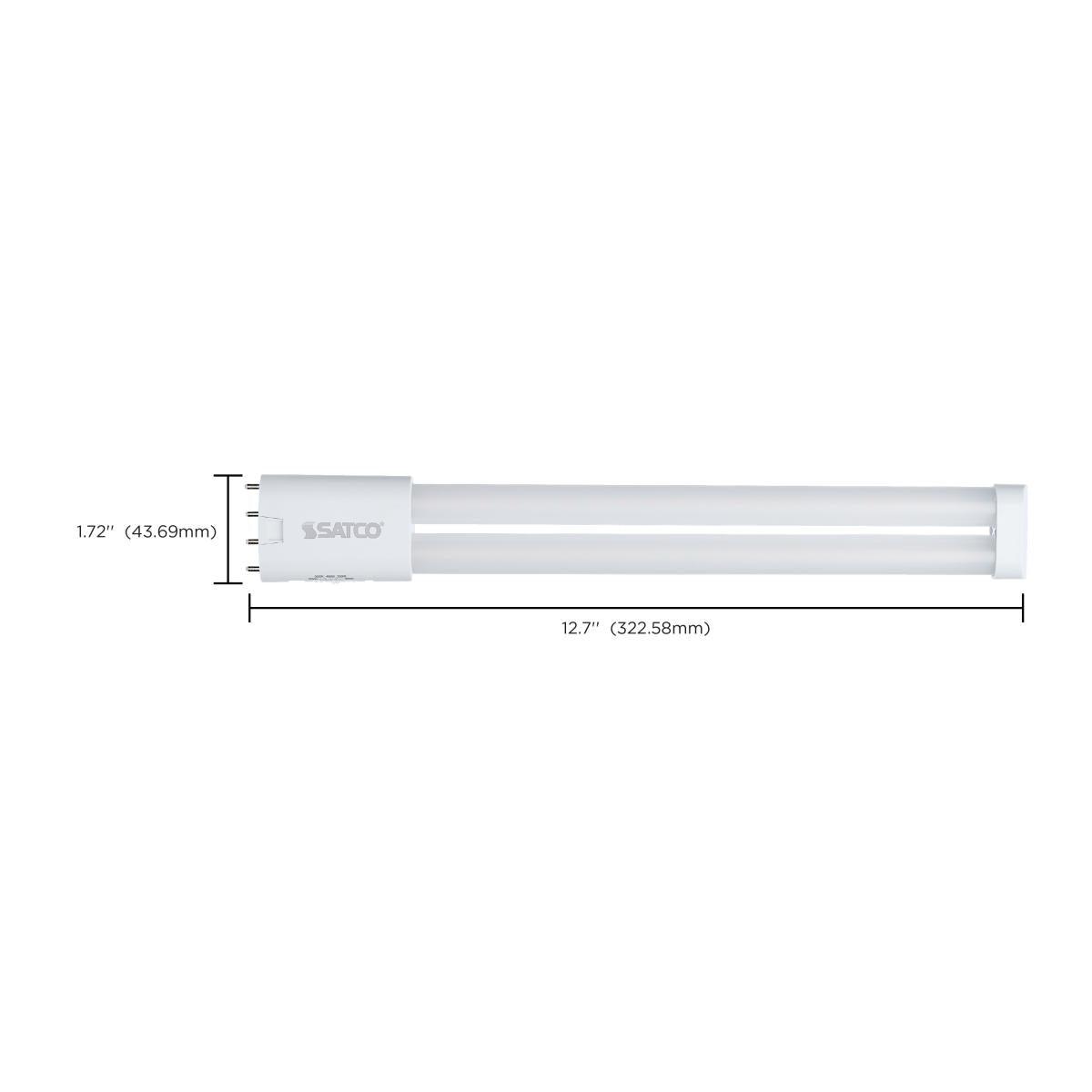 4 Pin PLL LED Bulb, 10 Watts, 1250lm, 24W CFL Equal, 3000K to 6500K, 2G11 Base, Ballast Bypass - Bees Lighting