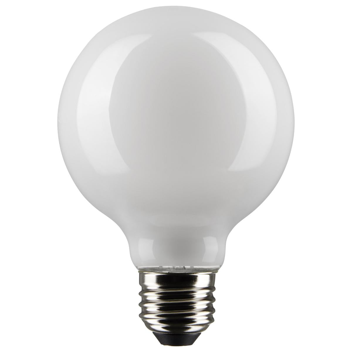 G25 LED Globe Bulb, 6 Watts, 500 Lumens, 60W Equal, 3000K, E26 Medium Base, Frosted Finish