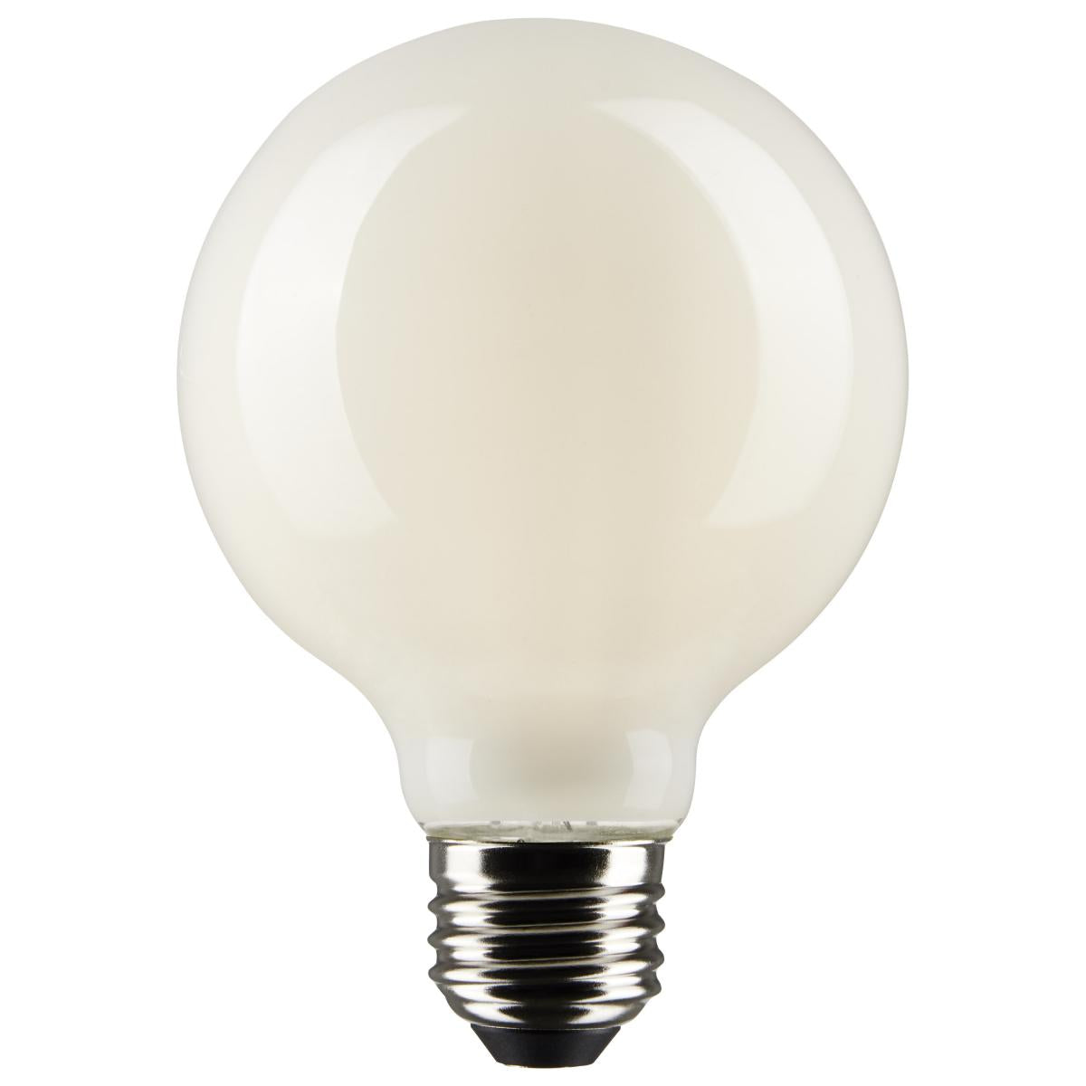 G25 LED Globe Bulb, 6 Watts, 500 Lumens, 60W Equal, 3000K, E26 Medium Base, Frosted Finish