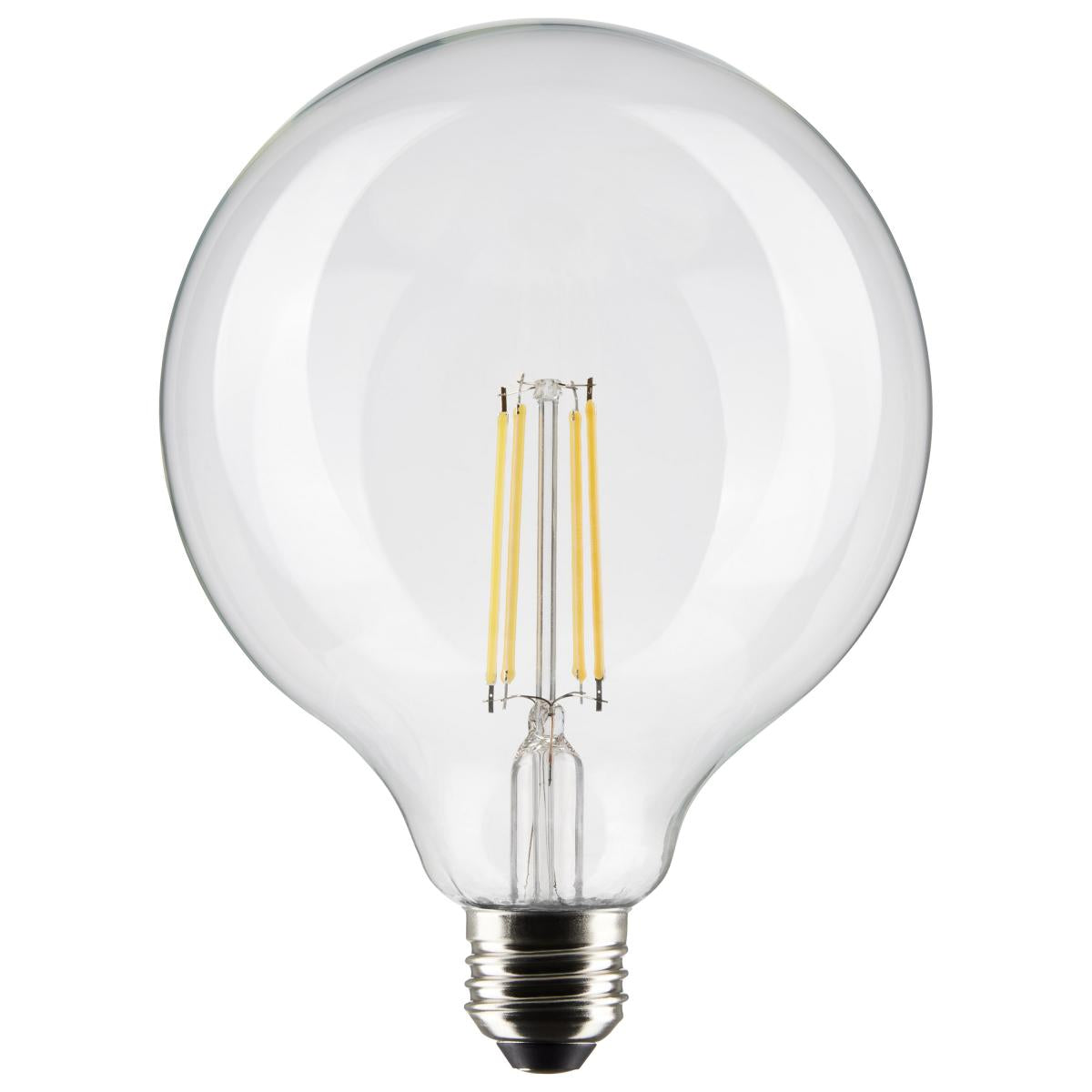 G40 Filament LED Globe Bulb, 8 Watts, 800 Lumens, 100W Equal, 3000K, E26 Medium Base, Clear