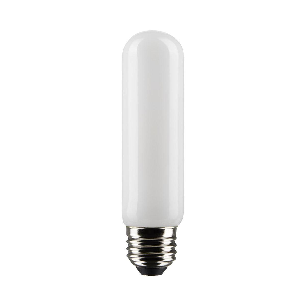 LED T10 Single Tube Bulb, 8W, 720lm, 2700K, 60W Equal, E26 Medium, Clear Finish, Pack Of 2 - Bees Lighting