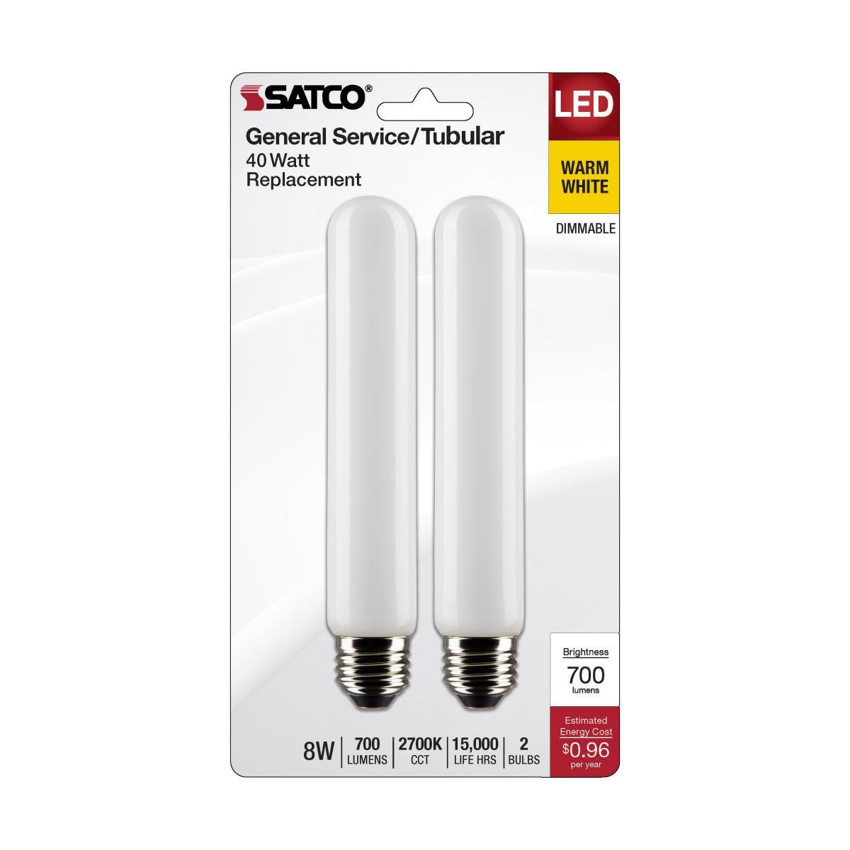 SATCO NUVO S21868 8T9 LED FR 927 120V E26 2CD LED T9 Single Tube