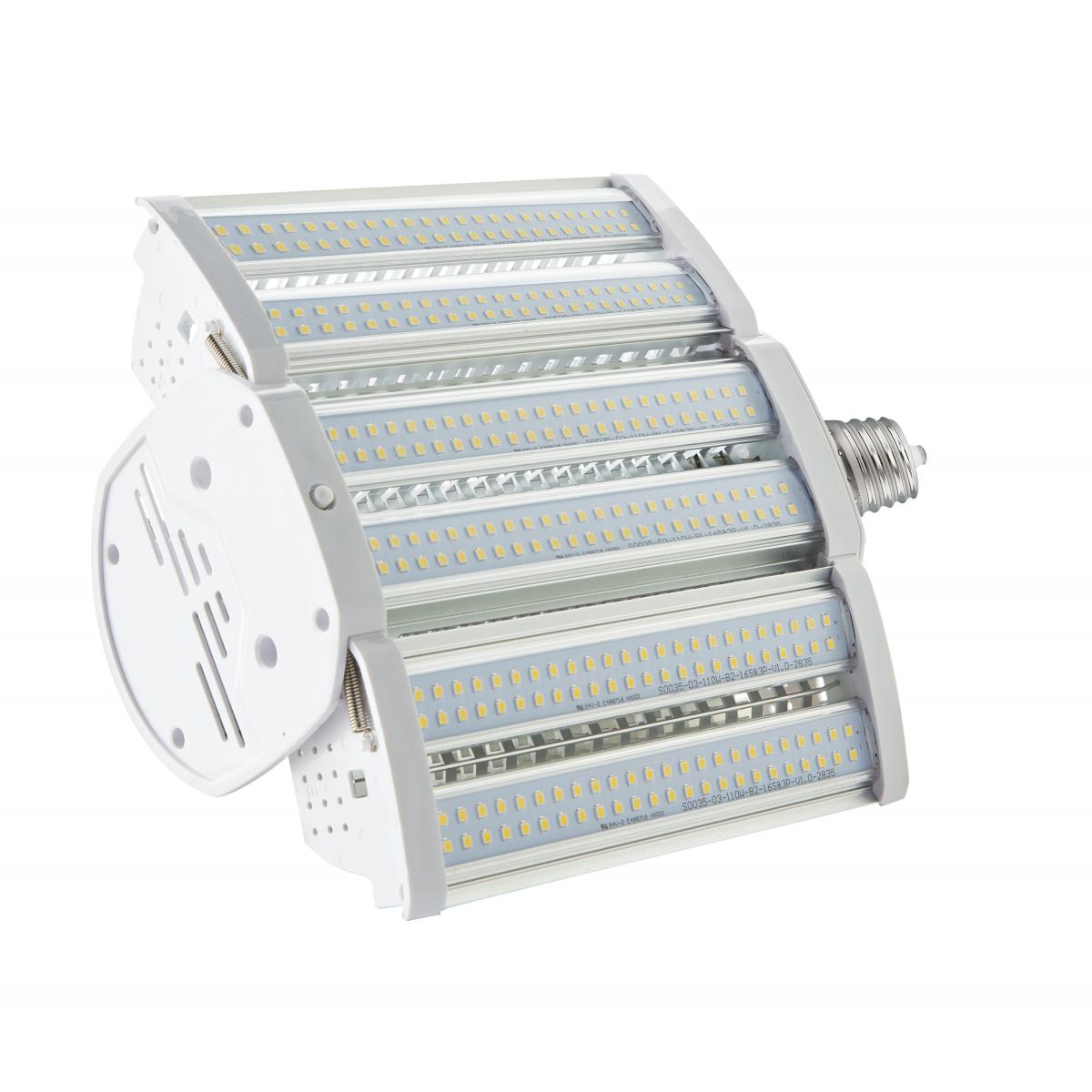 Hi-Pro LED Expandable Shoe Box Lamp, 110W, 14300 Lumens, 3000K, EX39 Mogul Base, 120-277V